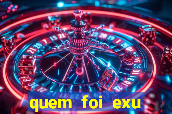 quem foi exu caveira em vida